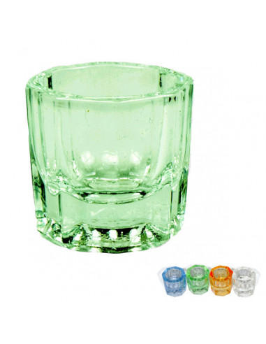 Vaso Dappen Verde 1U. - CRISTALES Y OPALINAS