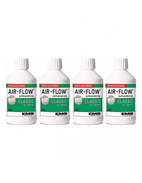 Air Flow Polvo Classic Bot.4X300Gr. "Menta" - EMS