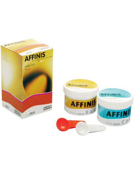 Affinis Putty Soft: Silicona pesada dental 300+300Ml. - COLTENE