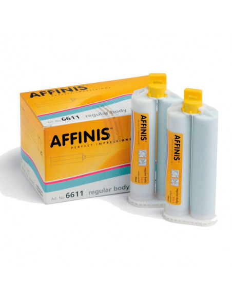 Affinis Fast Regular Body: silicona dental fluida, 2X50Ml.+Acc. - COLTENE