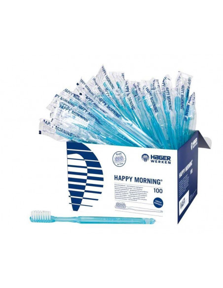 Cepillos Dientes Con Pasta Happy Morning 100U. - HAGER WERKEN