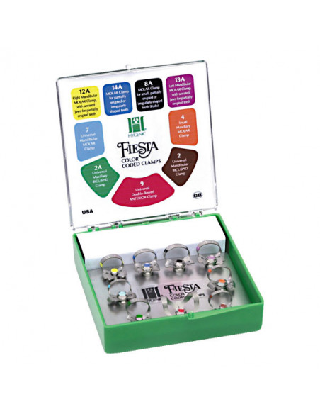 H09966 Kit 9 Clamps Con Ala Fiesta - HYGENIC