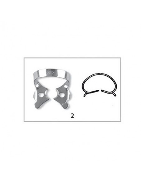 2 Clamp Con Ala - IVORY