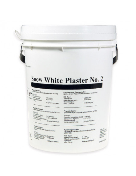 Snow White Plaster Yeso 4,5Kg. - KERR
