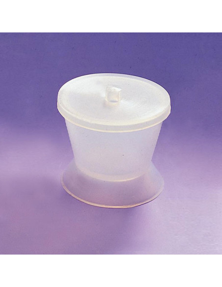 060180 Taza Silicona Transp. Grande C/T - MESTRA