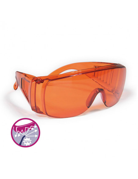 Gafas Polimerizacion Naranjas - MEDICALINE