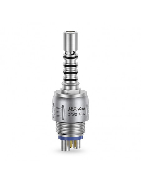 Acoplamiento Quick con luz LED y reg. de spray tipo Sirona Click&Go
