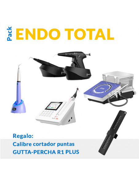 Woodpecker Pack ENDO TOTAL 1 — Motor Endo Radar Plus + Ultrasonidos D600 LED + Endo Activador + Obturación Gutta-Percha