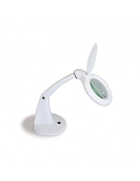 LAMPARA C/LUPA BIFOCAL 3-12 DIOPTRIAS SOBREMESA 60 LEDS 5W