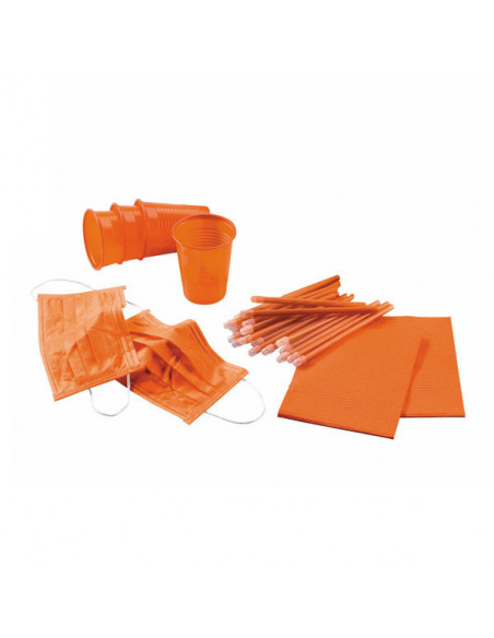 Kit 4 Desechables Naranja 500 Pacientes - EURONDA