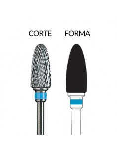 Fresa de tungsteno PM forma de bellota para laboratorio 7210-060 EDENTA