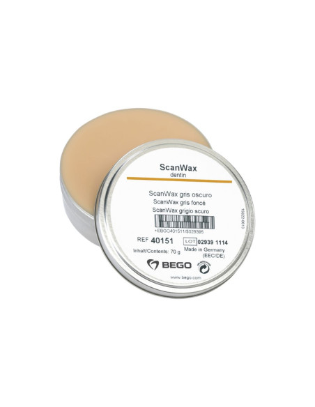 SCAN WAX CAD CAM: disco de cera para escáner color dentina, 70g - BEGO