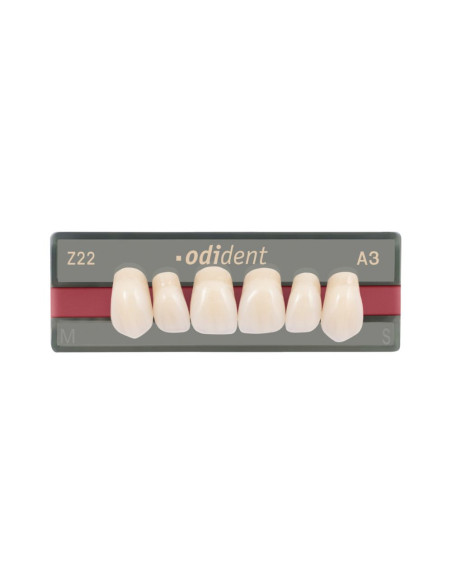 Dientes Odident anteriores superiores - UNIDESA DENTAL