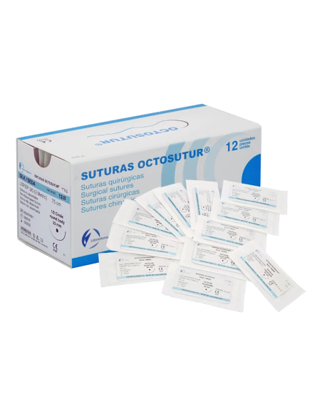 Sutura Octosutur Seda 12Und. - CLARBEN