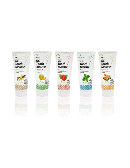 GC TOOTH MOUSSE: Pasta con recaldent gc envase de 40 gr