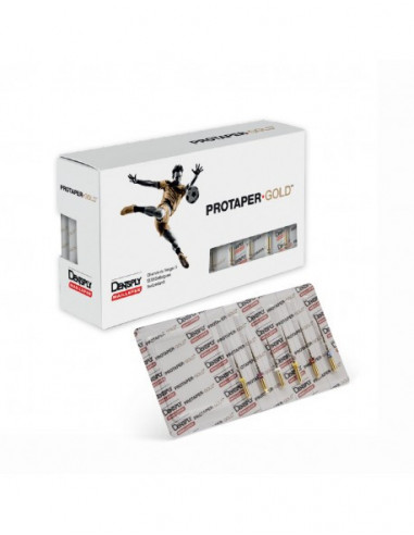 ProTaper Gold: Innovación y Precisión en Instrumentos Endodónticos para una Endodoncia Efectiva  25 mm- MAILLEFER