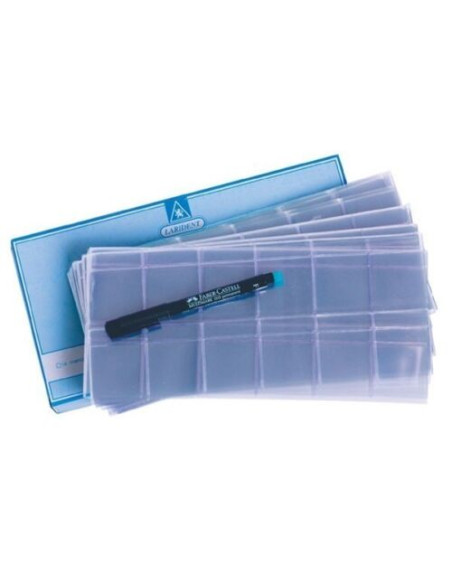 Portaradiográfias transparentes con rotulador