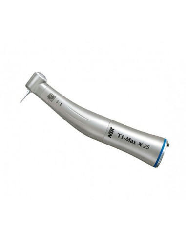 NSK Ti-Max X25 Contra Ángulo Dental 1:1 — Titanio DURACOAT con sistema de cabezal limpio