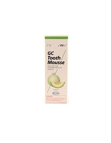 GC Tooth Mousse Pasta de dientes de 35 ml de melón, Pack de 2 (2x 35ml)