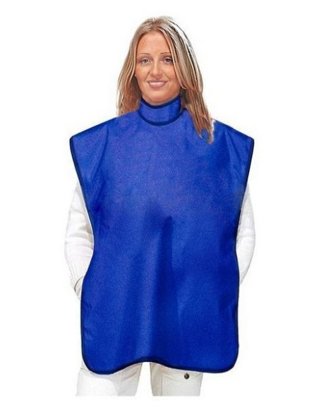 Delantal de plomo con collarín para adultos