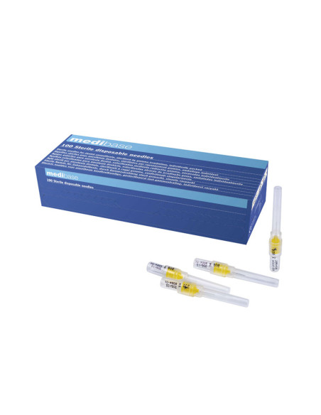 Agujas dental medibase caja de 100 unid.