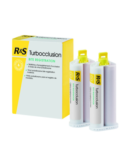 Registro de Mordida 2 x 50 ml + 12 Tips Color azul R&S