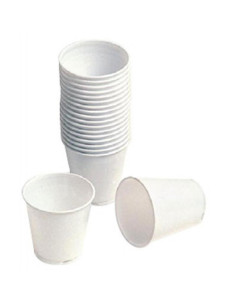 Vasos plastico Blancos...