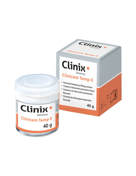 Cemento Clinicem Temp II(Cemento de obturación provisional fluorado)