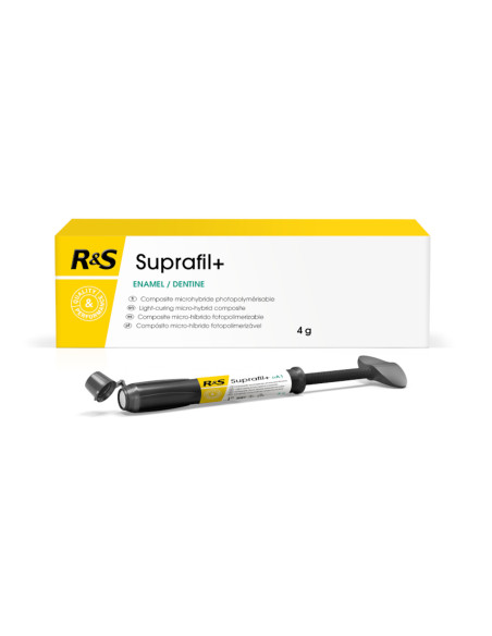 Composite micro-hibrido anterior y posterior fotopolimerizable Suprafil+ jeringa (4g)