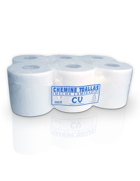 BOBINA SECAMANOS CHEMINE 100% PAPEL 6u.