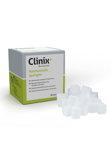Esponjas Hemostáticas Clinix (50 uds.) – Absorbibles y estériles