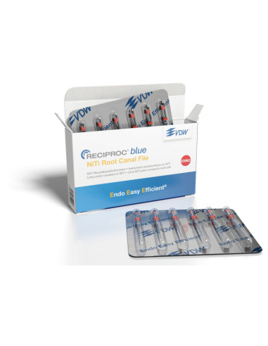 Limas Reciproc Blue para Endodoncia: Máxima Flexibilidad y Resistencia para una Instrumentación Reciprocante Segura y Eficiente