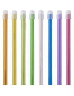 Aspiradores de saliva euronda de 15Cm bolsas de 100 Uds. Fabricados en Plástico Atóxico. Capuchón  extraible - EURONDA