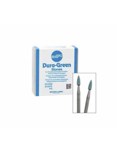 Piedras abrasivas Shofu verdes (caja 12 uds) para porcelana y composites 2