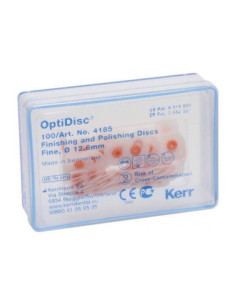 OptiDisc HAWE-NEOS 12,6 mm Grano Fino – 100 Discos de Pulido Dental para Composite