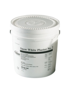 Snow White Plaster Yeso 20Kg. - KERR