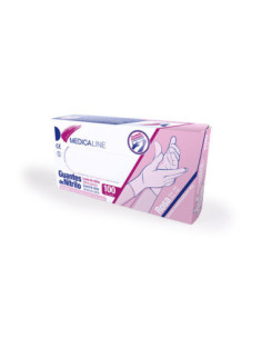 Guantes Nitrilo Rosa Medicaline 100U - MEDICALINE 2
