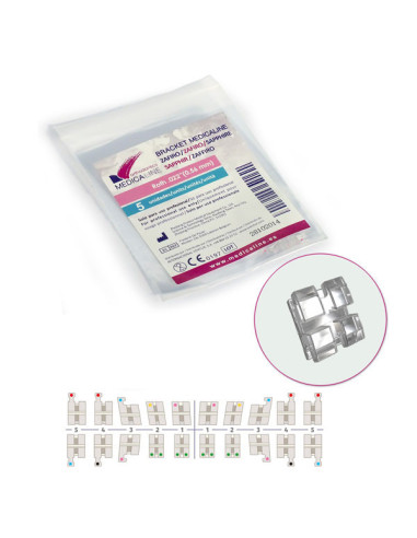 Bracket Medicaline Zafiro Mbt .022 (Reposicion) - MEDICALINE