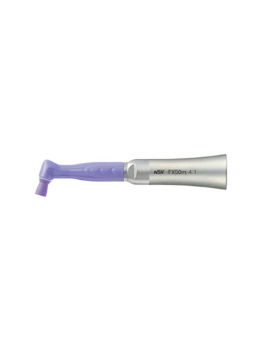 NSK FX50m Contra Ángulo Reductor 4:1 para Profilaxis — Acero inoxidable para cabezal Prophy desechable