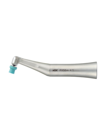 NSK FX58m Contra Ángulo Reductor 4:1 para Profilaxis — Acero inoxidable con sistema Paste Defense