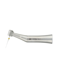 NSK FX70m Contra Ángulo Reductor 16:1 para Endodoncia — Acero inoxidable para limas manuales con torsión 60°