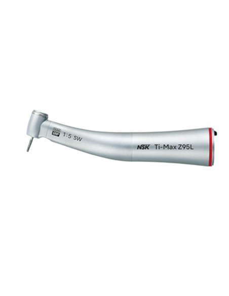 NSK Ti-Max Z95L Contra Ángulo Multiplicador 1:5 Cabezal Estándar — Titanio, spray Quattro doble modo