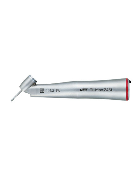NSK Ti-Max Z45L Contra Ángulo Multiplicador 1:4,2 a 45° — Titanio, spray doble modo