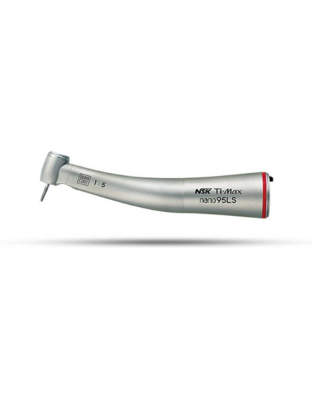 NSK Ti-Max Nano 95LS Contra Ángulo Multiplicador 1:5 Cabezal Ultra Mini con Luz