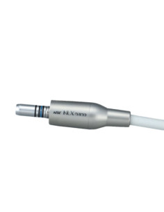 NSK NLX Nano Micromotor Eléctrico con Cable para Sistema Integrado — Titanio, LED 32.000 lux (motor + cable CD)