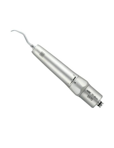 NSK Ti-Max S970 Scaler Neumático de Titanio con Anillo de Potencia — 3 niveles, 5.800–6.200 Hz, varias conexiones