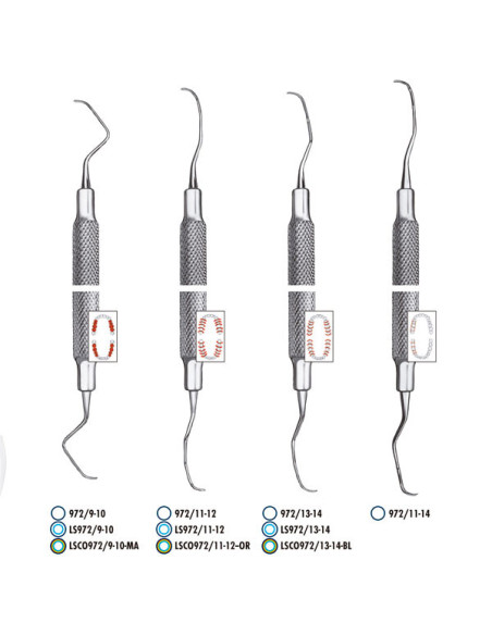 Instrumental dental 972 13 14 Gracey Distal - Carl Martin
