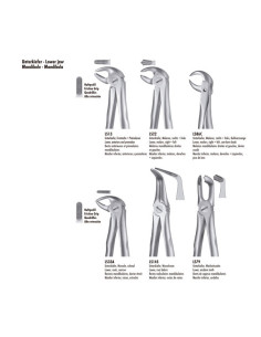 Instrumental dental LS22 Forceps Molar Inf Liquid Steel - Carl Martin