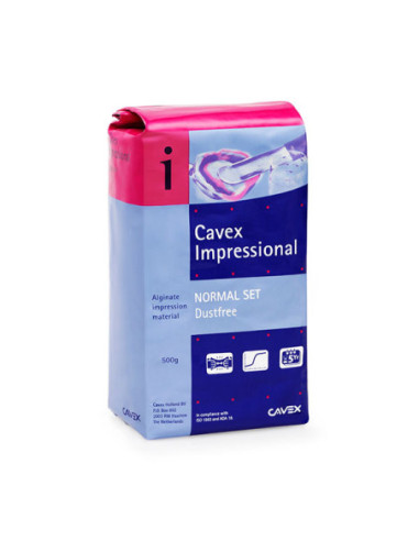 Material de impresión dental IMPRESSIONAL NORMAL 500gr para Ortodoncia - Cavex