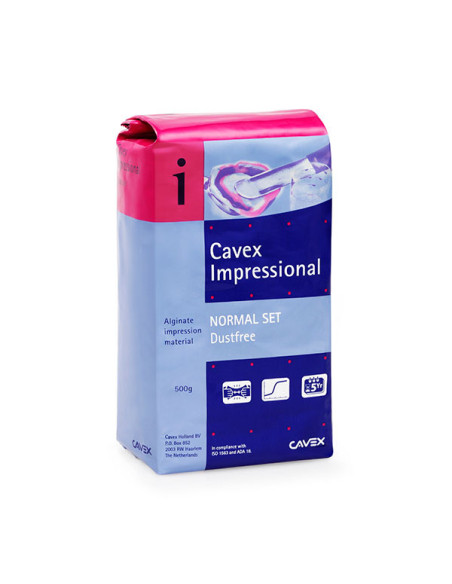 Material de impresión dental IMPRESSIONAL NORMAL 500gr para Ortodoncia - Cavex